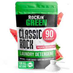 Rockin’ Green Classic Rock Laundry Detergent 90 Loads, Smashing Watermelons