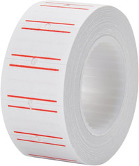 10 Rolls 6000pcs Price Labels Paper Tag Sticker White Red Line For MX 5500