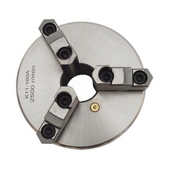 3 Jaw Lathe Chuck Self Centering for Milling Machine K11-160A 2500 r/min 160mm