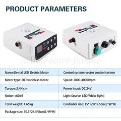 Dental Brushless LED Electric Motor fit 1:1 /1:5 /16:1 For Lab Practice MX USA
