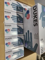 LARGE-DUKES NITRILE EXAME GLOVES – FOR MEDICAL & GENERAL USE (CASE OF 10 boxes) 