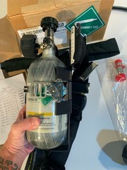 MSA 5-Min Air Carbon Cylinder PremAire Cadet Escape w/ULTRA ELITE Mask MED SCBA