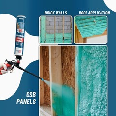 BondXtra Spray Foam Insulation Kit (36 x 32.80 oz/930 gr720 Brd ft) Self Expan