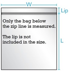 2″ x 3″ Heavy Duty 4Mil Clear Zip Bags Plastic 4 Mil Reclosable Top Lock Baggies