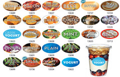 Food Flavor Labels 1.25″ x 2″ 500 labels per roll Stickers- Large Variety to Buy