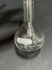 Pyrex 5646-25 25 mL Verified Class A Volumetric Flask with Stopper