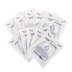 Dental Orthodontic TMA Beta Arch Wire Ti-Mo Alloy Round Ovoid/Natural 012-020