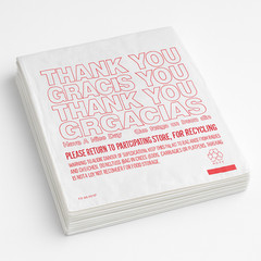 “Thank You Grocery Bags 1/6 BBL 21×6.5×11.5 – 50 to 1000 Plastic T‑Shirt Bags”