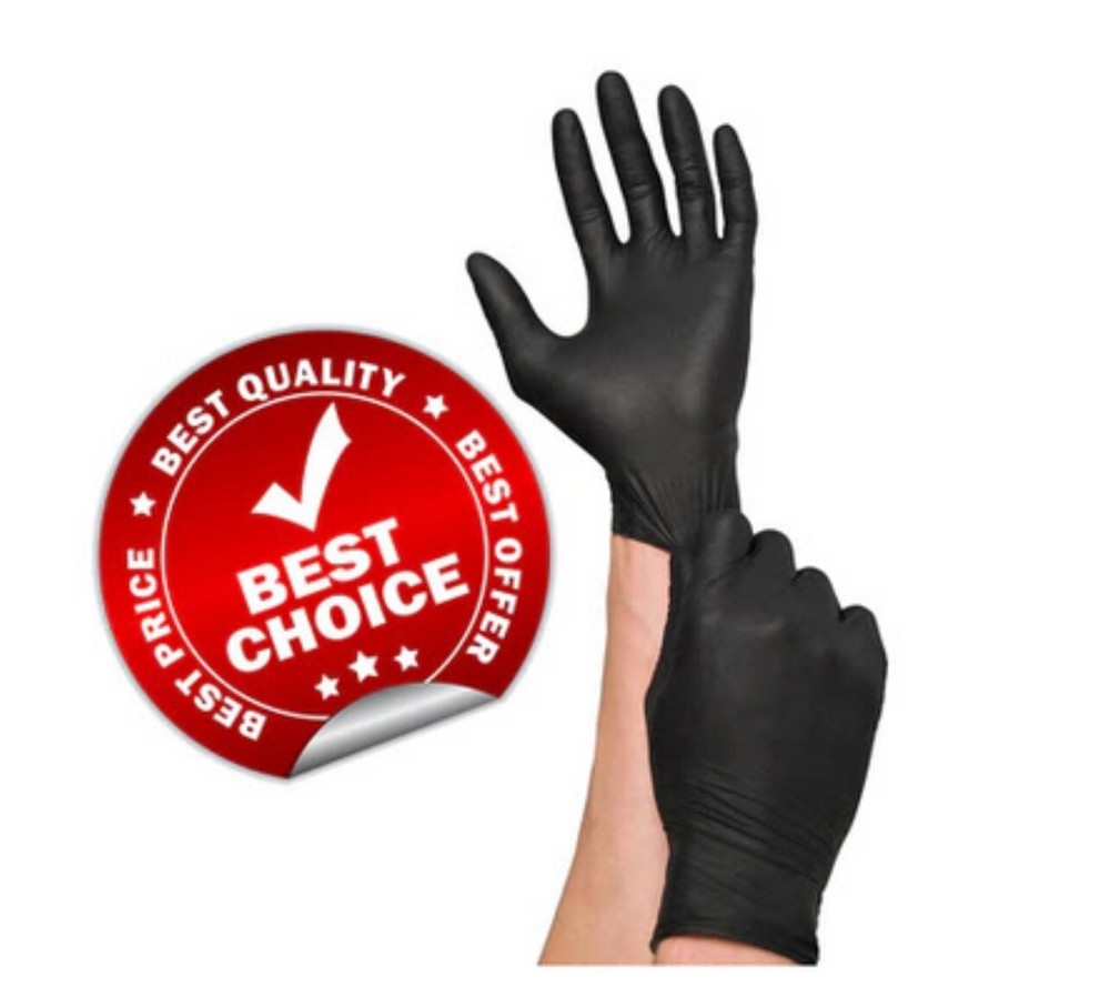 High Quality biodegradable Nitrite Gloves Size M-L-XL Box Of 100 Gloves