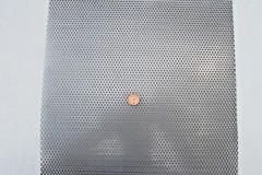 1/8″ HOLES—18 GAUGE 304 STAINLESS PERFORATED SHEET– 11″ X 24″