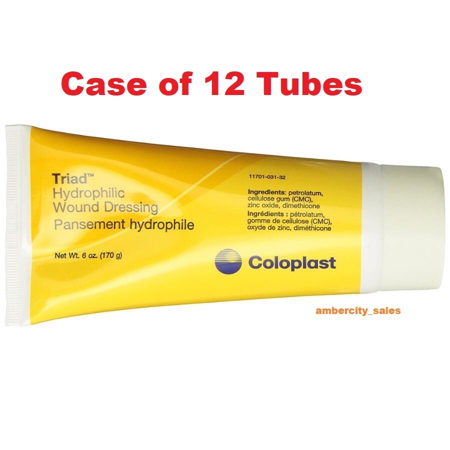 Coloplast Triad Hydrophilic Paste Sterile Wound Dressing 6 Oz (12/Case)