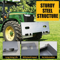 NEW 1/2″ Quick Tach Attachment Skid Steer Mount Plate Adapter Loader