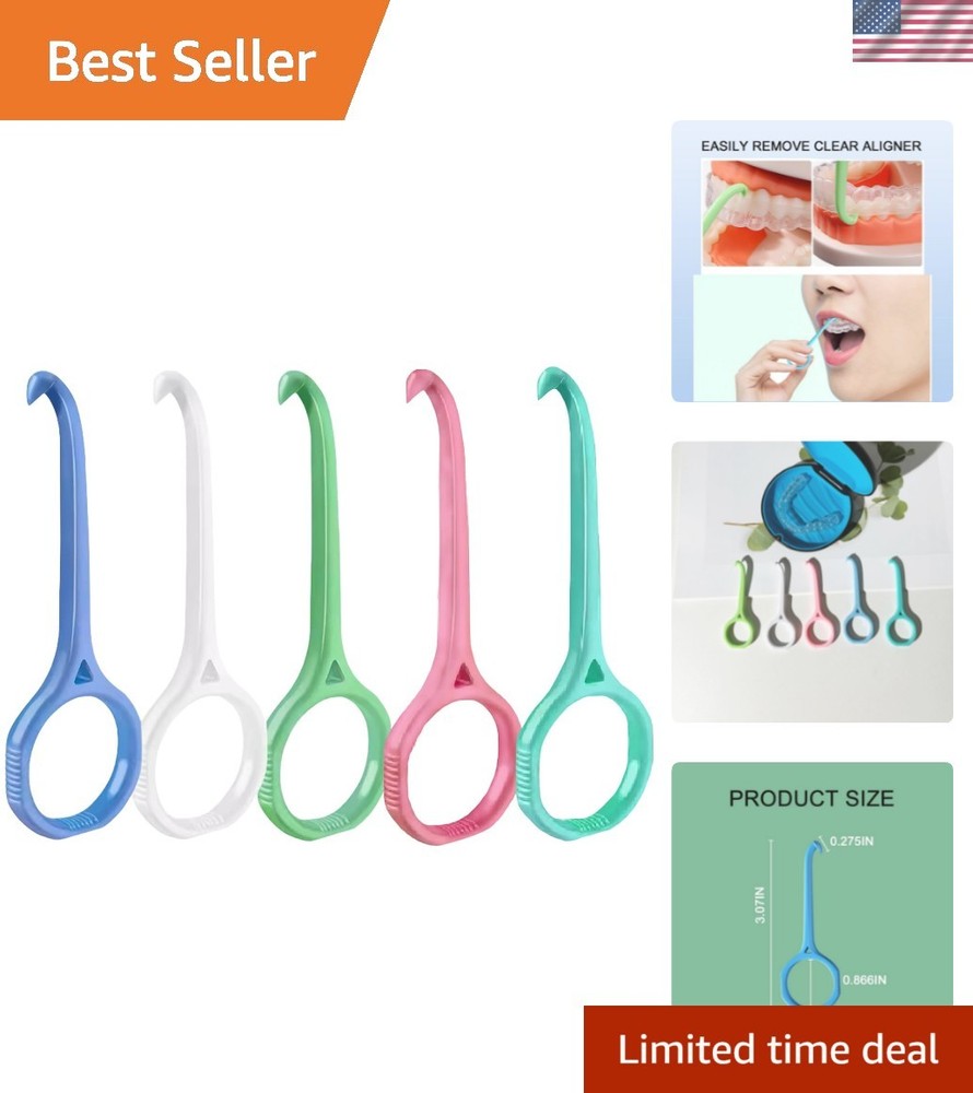 5PCS Aligner Removal Tool,5 Colors Clear Aligner Remover Tools for Invisalign…
