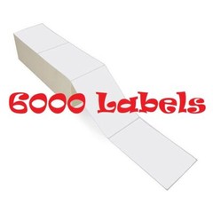 6000 4″x 6″ Fanfold Direct Thermal Shipping Labels for Zebra Style Printers UPS