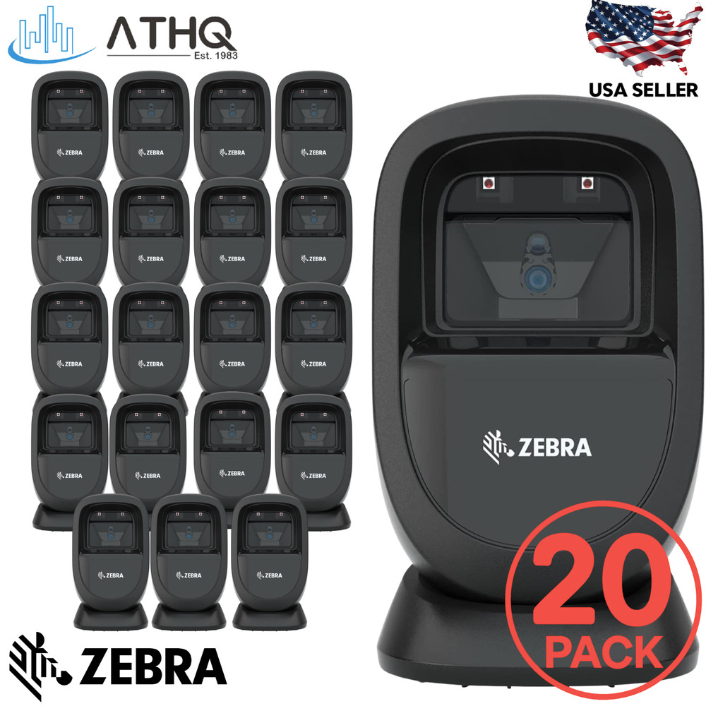 PACK OF 20 Zebra DS9308 1D/2D Barcode Scanner Omnidirection POS Hands-Free USB