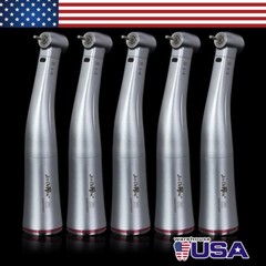 Dental 1:5 Increasing Contra Angle Fiber Optic Handpiece w/E-type Electric Motor