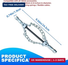 Flex‑Shaft Sewer Descaling Chain, Push-Type Rotary Cable Sewer Dredg, Multi-Purp