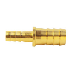 Brass Hose Barb Reducer, 3/8″ to 5/16″ Hose ID, Reducing Barbed Hose Splicer Men