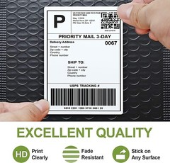 6 Rolls DYMO 4XL Direct Thermal Shipping Labels 4×6 1744907 Compatible 220/Roll