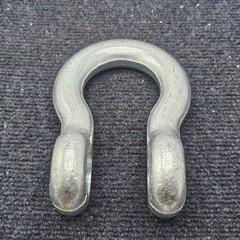 WLL 6-1/2 Ton 7/8 in. Forged Carbon Steel Shackle Without Pin