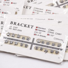 Dental Orthodontic Metal Bracket Braces Mini Standard Roth MBT Edgewise 25 Model