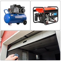 4pcs M8 Rubber Mounts Male Shock Absorber for Motor Generator Compressor