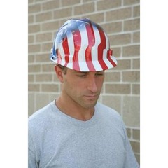 MSA Safety Works 10052945 American Stars and Stripes V-Gard Protective Hard H…