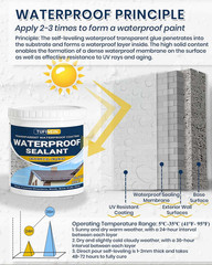 Transparent Waterproof Coating 10.6Oz Invisible Waterproof Agent Indoor Outdoor