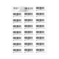 1″ x 2 5/8″ Address Shipping Labels Self-Adhesive Blank 30 UP for Laser & Inkjet