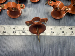 25 x VH0075CP Bell Van Hanger 3/4 in Pipe/Tube Carbon Steel Copper Epoxy Coated