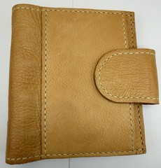 Love Paper Plan Personal Size Leather Planner 25mm Rings Natural Veg Tan