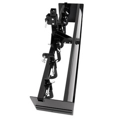 Powder Coated Steel 55″ Box Blade Scraper W/6 Scarifier Shank For Cat 0 Cat 1