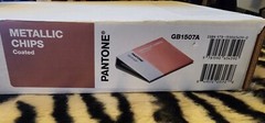 New Unopened Box Pantone GB1507A Metallics Coated-Chip Book,