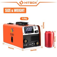 200A 110V/220V Gasless MIG Flux Core ARC/Lift TIG/MMA Welder &TIG Torch Home DIY