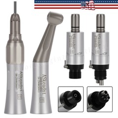 NSK Style Dental Low Speed Handpiece Contra Angle Straight Air Motor 2/4Holes