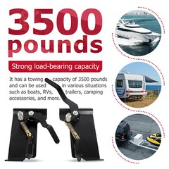 Weld-On Skid Steer Quick Attach Bucket Conversion Adapter Latch Plates Universal