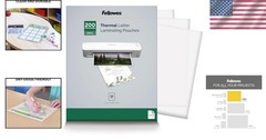 High Clarity Laminator Sheets 5mil 200 Pack