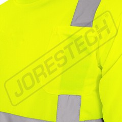 Printed Hi Vis T Shirt Reflective Safety Lime Short Sleeve HIGH VISIBILITY