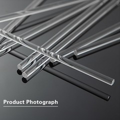 Glass Stirring Rod 12 Inch Length Stir Stick with Both Ends Round 24 pcs/pk