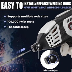 Saker Portable Electric Welding Machine,110V Portable Welder Handheld with IG