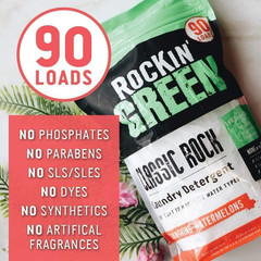 Rockin’ Green Classic Rock Laundry Detergent 90 Loads, Smashing Watermelons