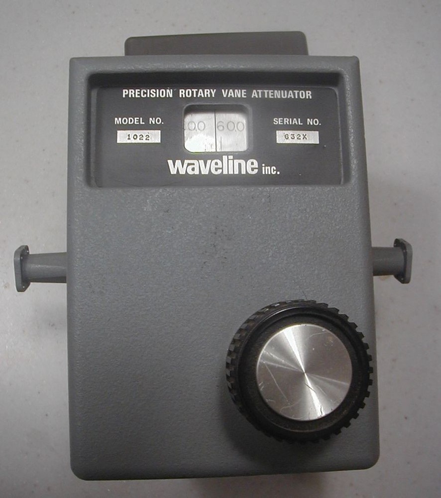 Waveline 1022 Ka Band , 26.5-40GHz WR-28, 0-60 dB Variable Attenuator
