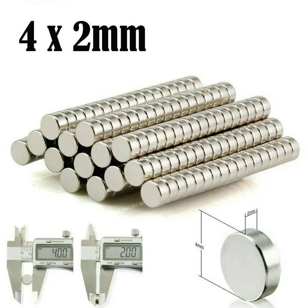 LOT5-100 Round Neodymium Magnets N52 Super Strong Rare Earth Small Large Magnets