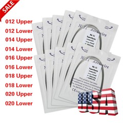 10pcs/pk Dental Orthodontic Super Elastic NITI Arch Wire Round/Ovoid FDA