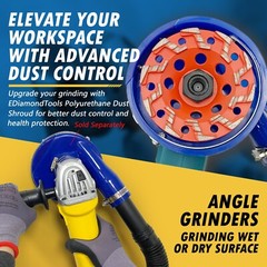 5″ High Performance Diamond Grinding Wheels, #20/25 Grit, 7/8″-5/8″ Arbor