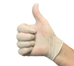 Emerald Grip Powder-Free Latex Exam Gloves Medical Grade Heavy Duty 8 Mil
