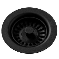 Elkay LKQS35BK Polymer Drain Fitting 3-1/2 Inch Sink Opening in Black