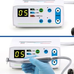 AZDENT Dental Brushless Electric LED Micro Motor Internal Spray 3.4Ncm E-type US