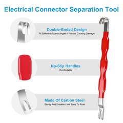4PCS Electrical Disconnect Plier Set Automotive Connector Separator Removal Tool