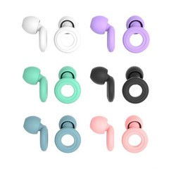 Reusable Silicone Ear Plugs Noise Cancelling Earplugs Protector Study Sleep Swim